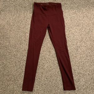 White House Black Market - Burgundy Leggings